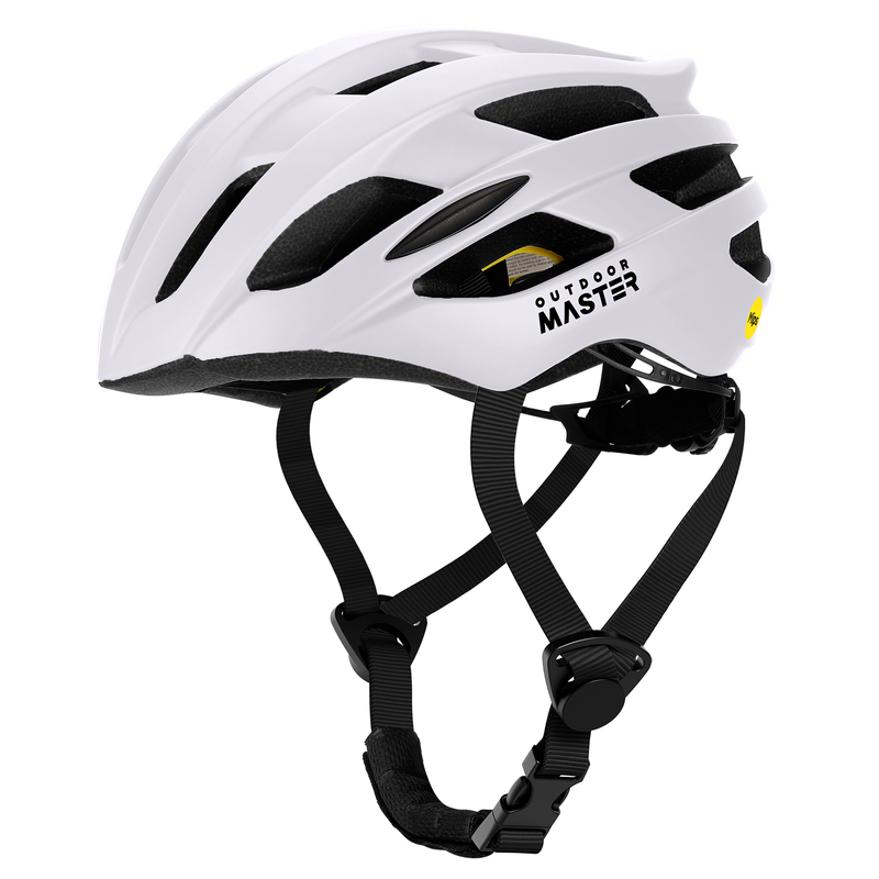 OutdoorMaster Adults MIPS Road Cycling Helmets White M