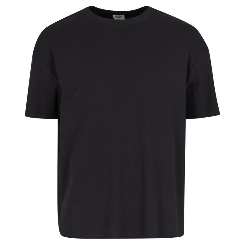 Urban Classics T-shirt côtelé noir - Taille XL