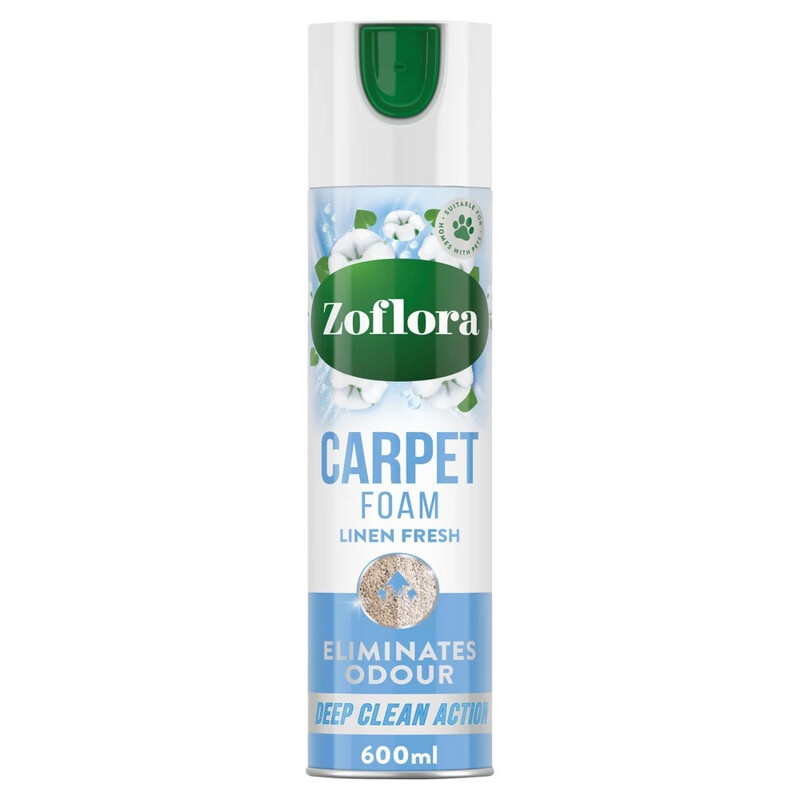 Carpet Fresh & Care Foam Linen Fresh 600ml