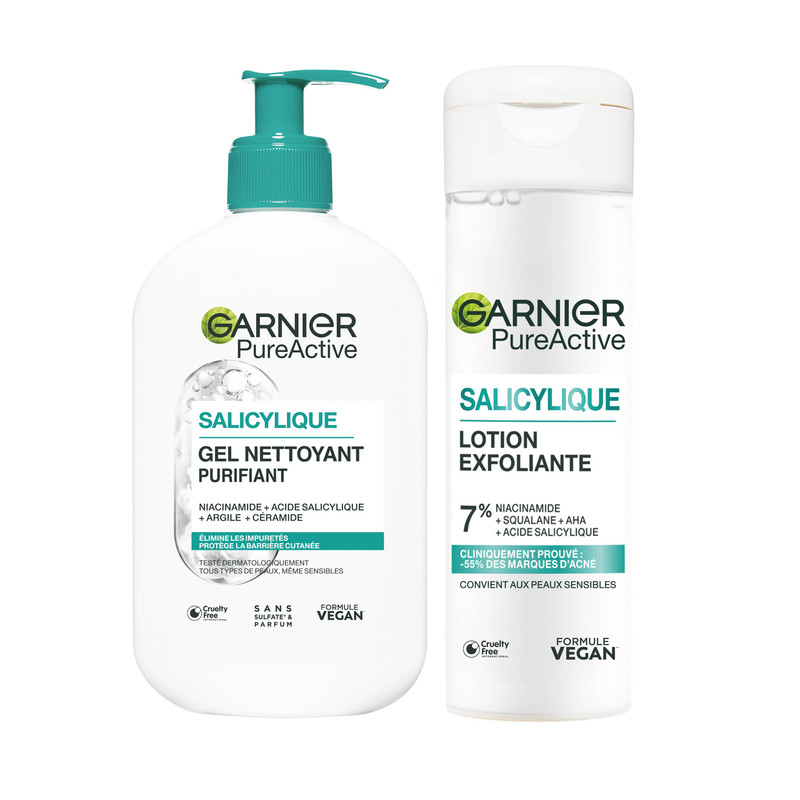 Nettoyant Visage Doux Pour Le Visage À ' Garnier Le Flacon De 250ml