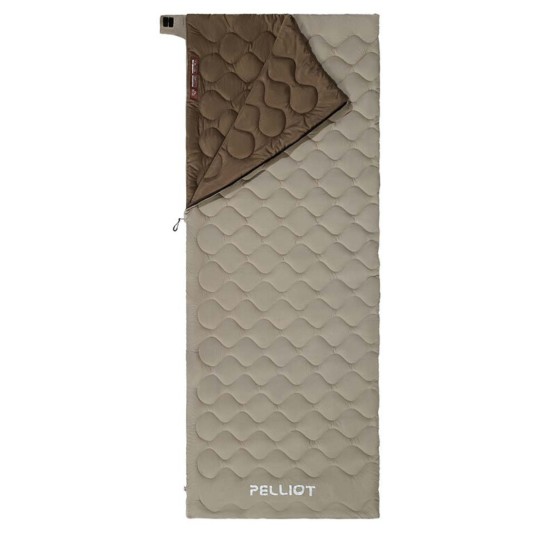 PELLIOT Outdoor-Schlafsack mit Primaloft-Isolierung, leichte Enveloppe für Erwachsene, tragbare Campingdecke, Khaki