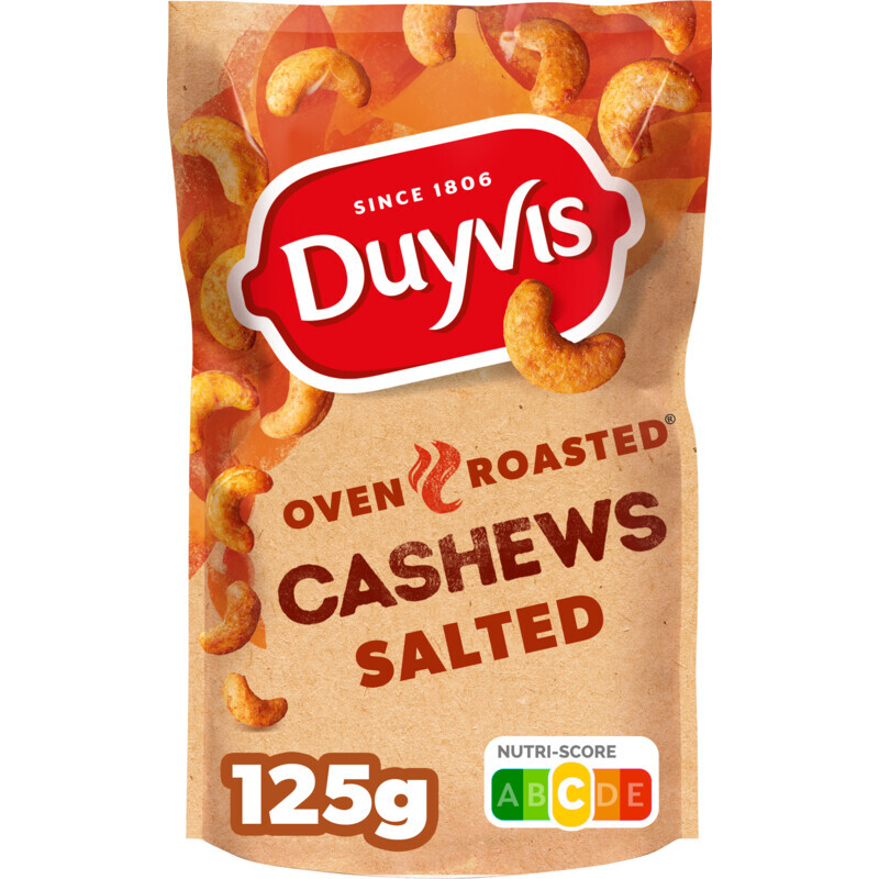 Duyvis Droog Geroosterde Cashewnoten - 125 g