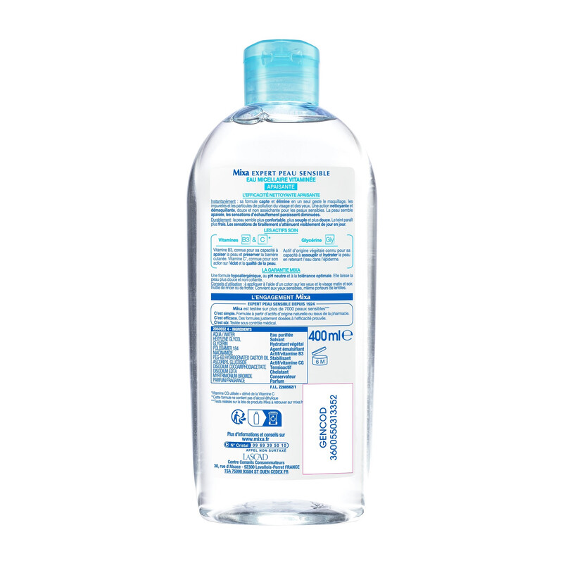Eau Micellaire Bio Mixa – Nettoyante Apaisante, 200ml - vue 7