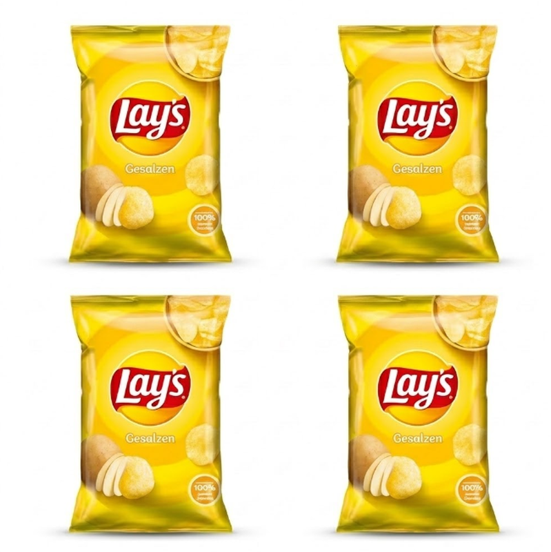 Lay's Chips Gesalzen 150 g (Sonderangebot 4er-Pack)