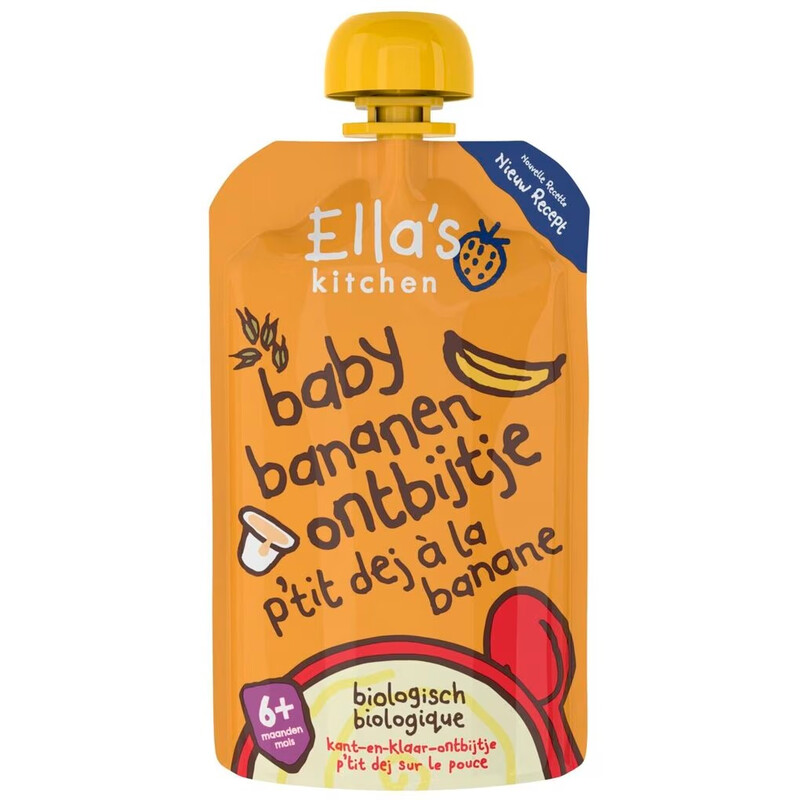 Ella's Kitchen BIO Bananen Ontbijtje 6 M+ 100 g