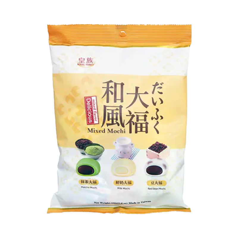 Japanese-Style Daifuku - Red Bean, Milk & Matcha 250g