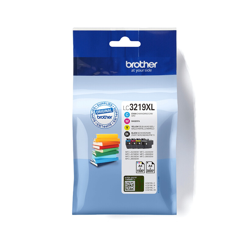 Brother Black/Cyan/Magenta Lc-3219 Multipack Xl