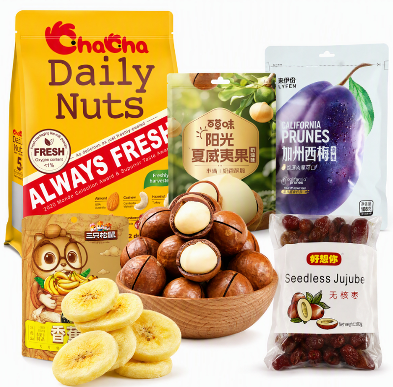 [Back to School] Volle fruitsmaak noten en gedroogd fruit deelverpakking 5-pack 1,073 kg