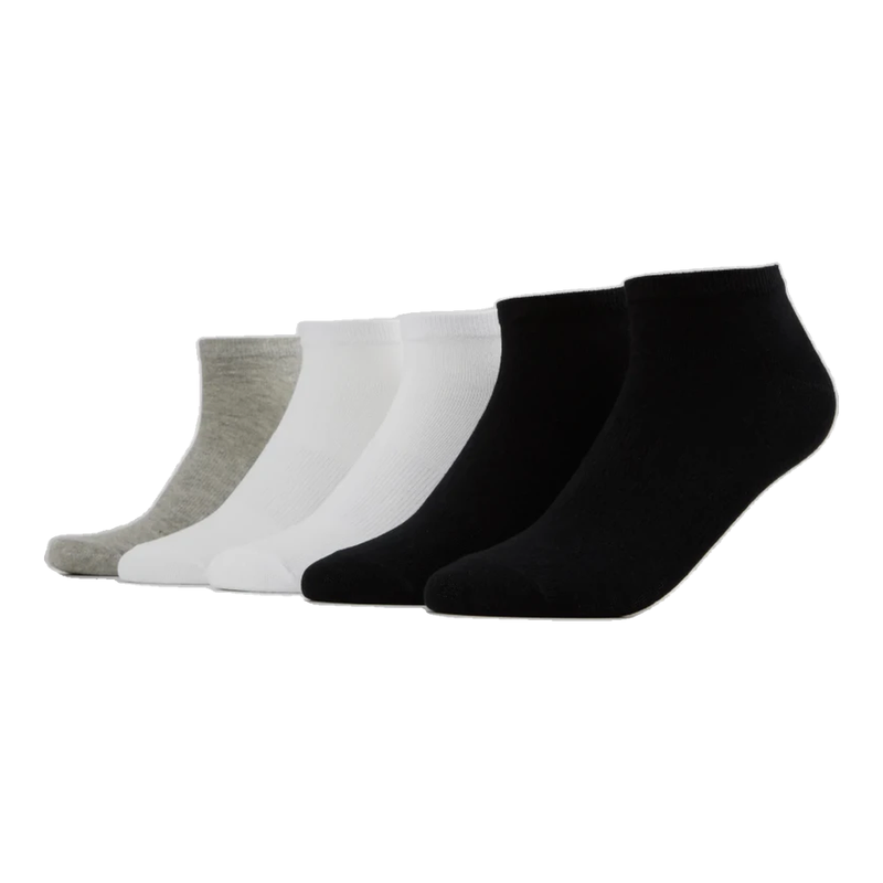 Urban Classics No-Show-socks 5-pack - zwart/wit/grijs - 39-42