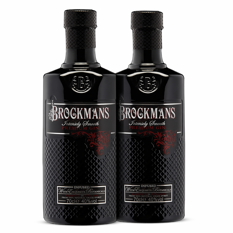 Pack of 2 Brockmans Premium Gin 70cl