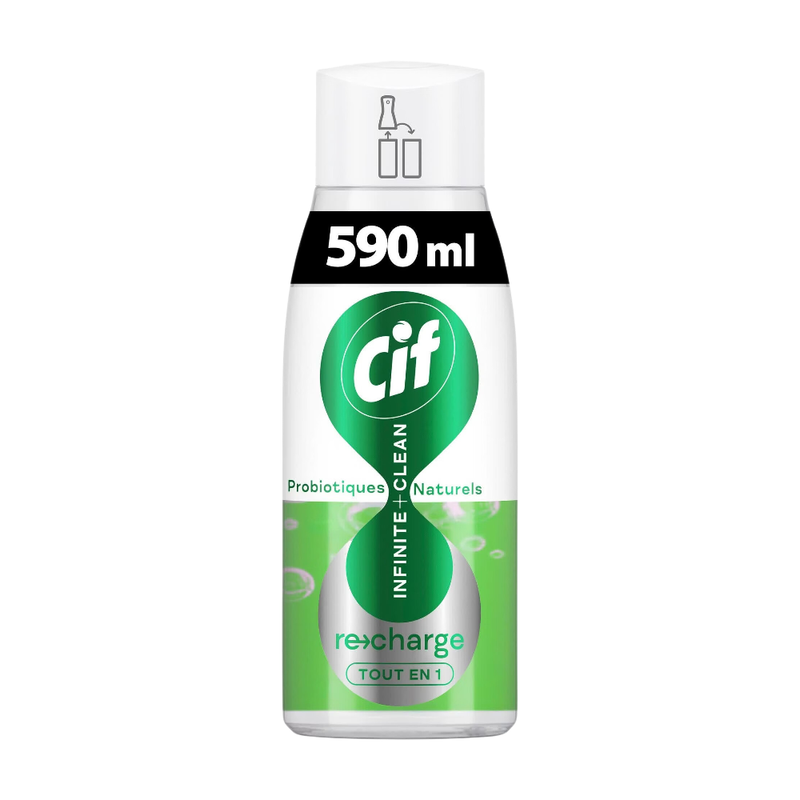 Recharge Nettoyant Ménager Infinite+ Clean Nettoyage Sans Efforts Cif La Recharge De 590ml - vue 1
