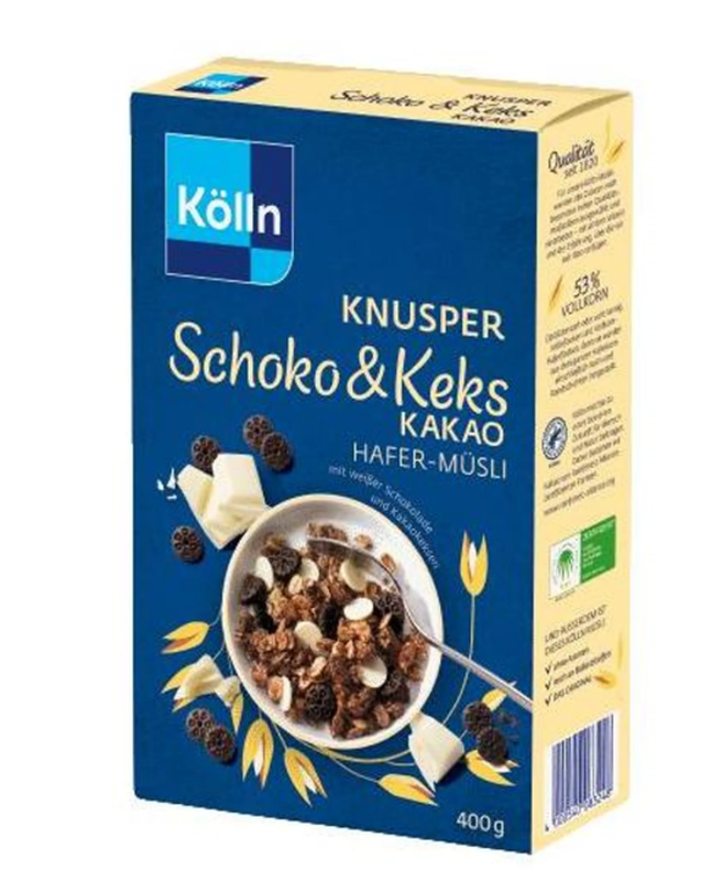 Kölln Knusper Schoko & Kakaokeks Müsli 400g