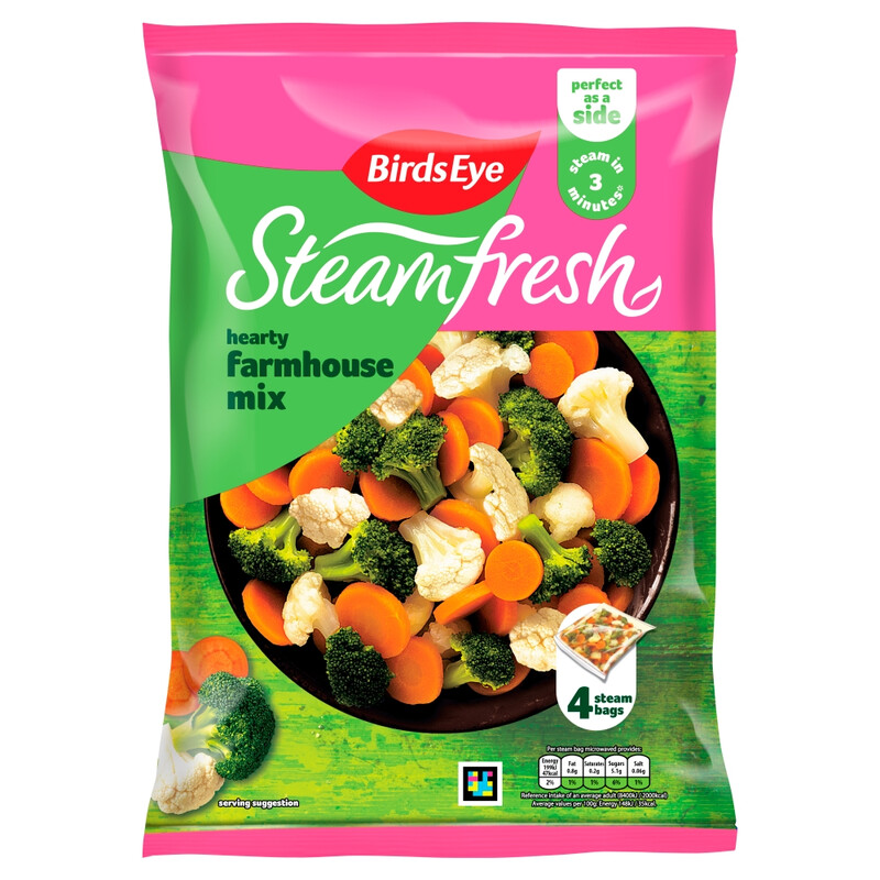 Steamfresh 4 Hearty Farmhouse Mix Steam Bags 540g
