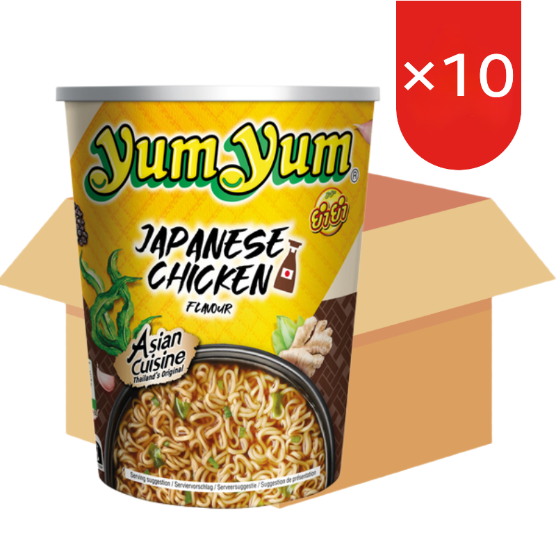 Yum Yum Japanse Shoyu Instant Noodles Cup - 12 x 70 g