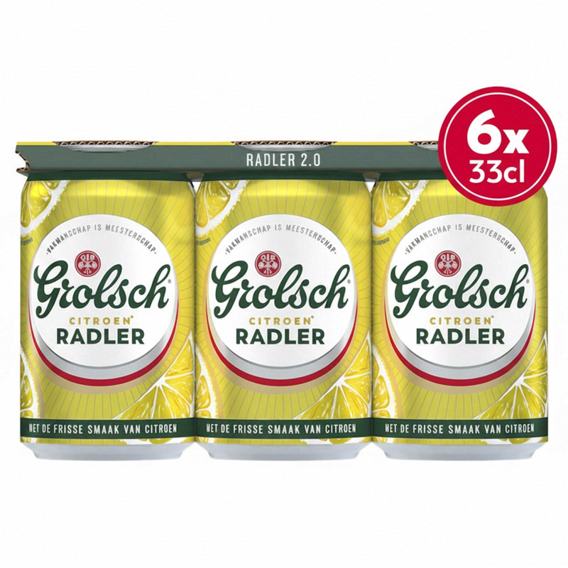 Grolsch Lemon Radler - 6 x 330 ml