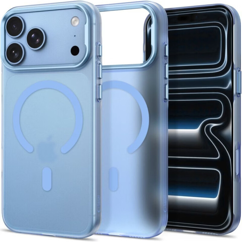 Tech-Protect MagZero MagSafe hoesje voor iPhone 17 Pro Max / 18 Pro Max - lichtblauw mat
