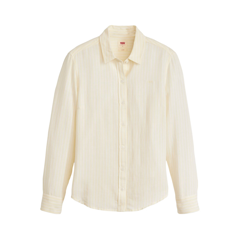 LEVI' Chemise classique fleur d' lin