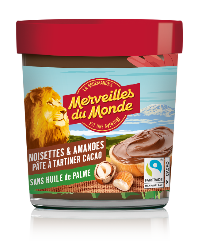 Pâte À Tartiner Amandes Cacao Et Noisettes Sans Huile De Palme Merveilles Le Pot De