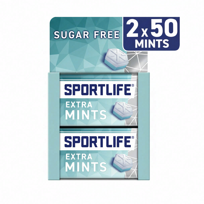 Sportlife Extra Mints - 2 x 50 stuks, 70 g