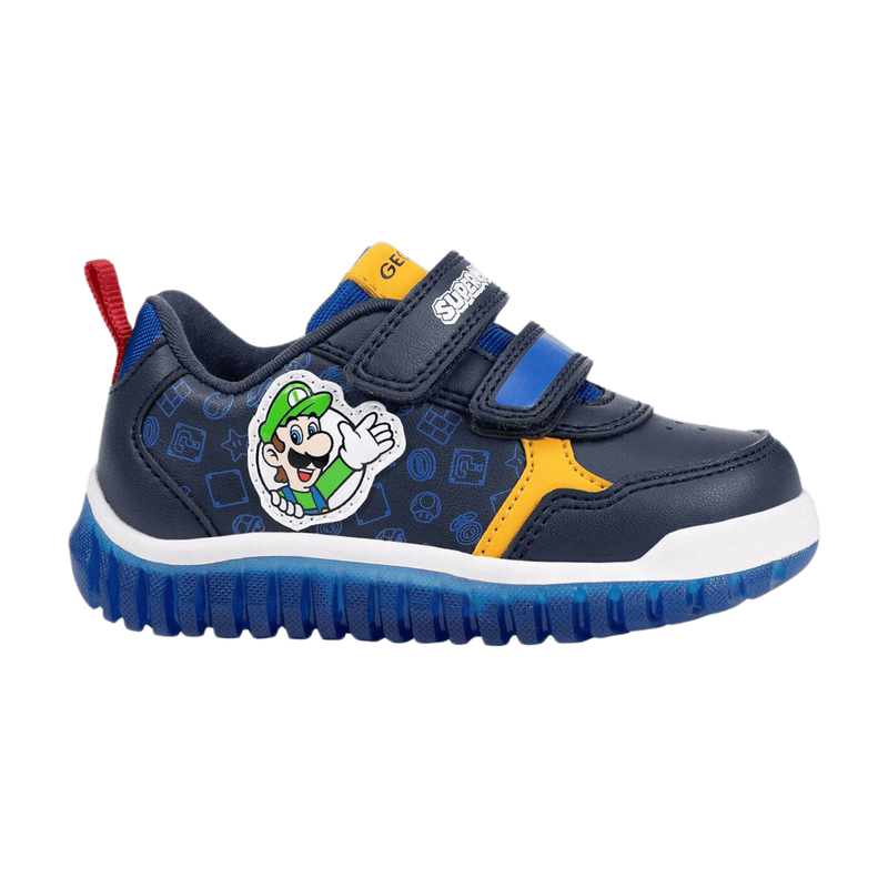 Geox Unisex B Lightyloo C Collectie - Synthetisch Leer Navyblauw/Koningblauw 25