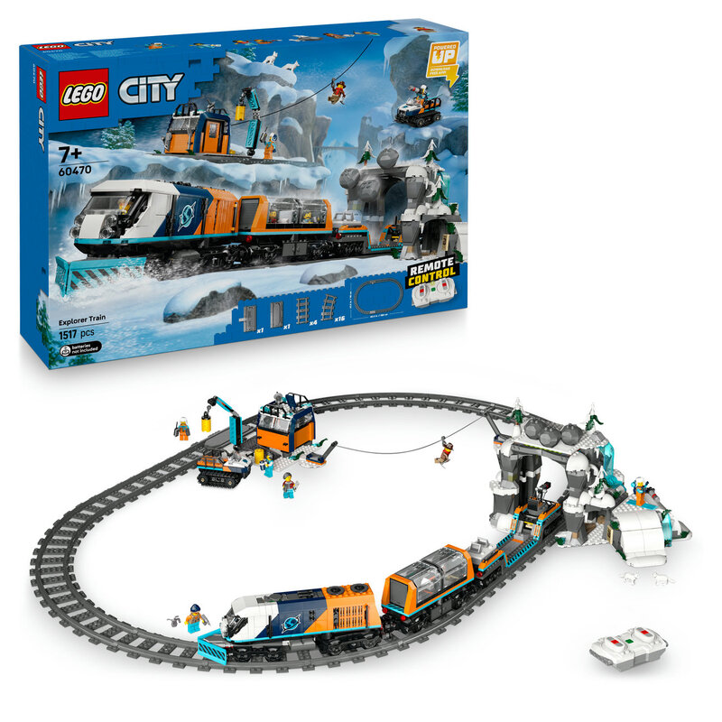 LEGO City 60470 Onderzoekstrein op de Noordpool