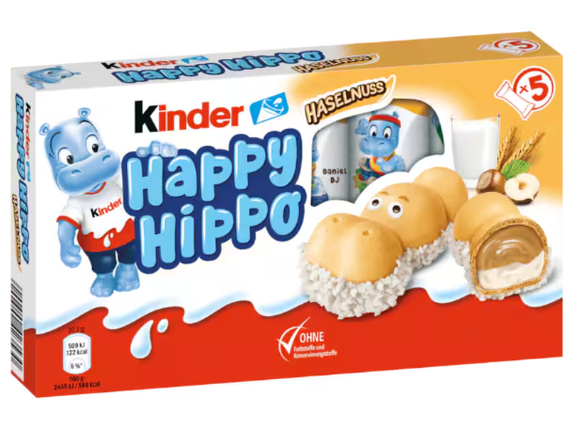 Kinder Happy Hippo Haselnuss 5er 5 x 20.7 g