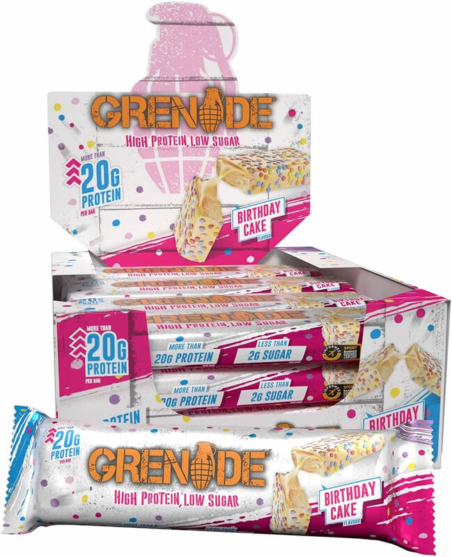 Grenade Carb Killa® Eiwitrijke, Suikerarme Reep - Verjaardagscake, 12 x 60 g