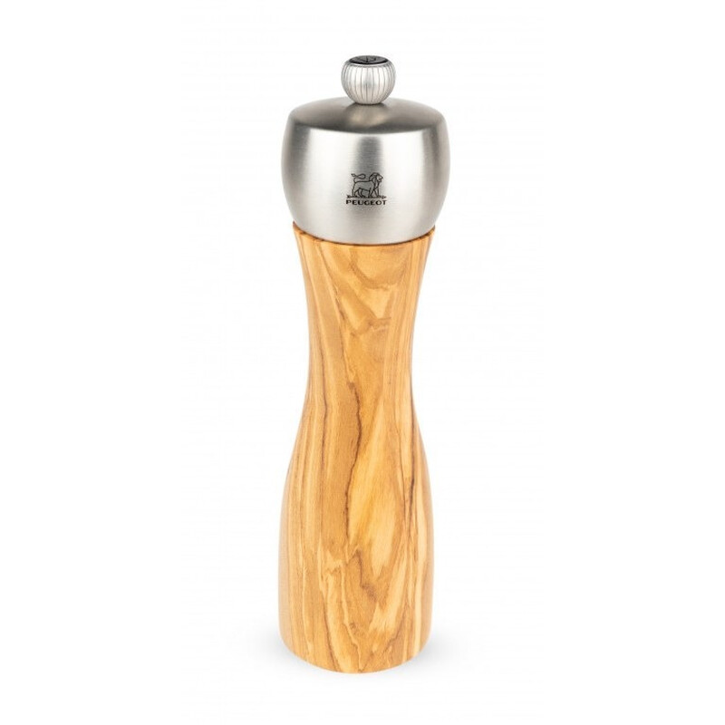 Peugeot Fidji pepper mill 20cm olive wood and stainless stee