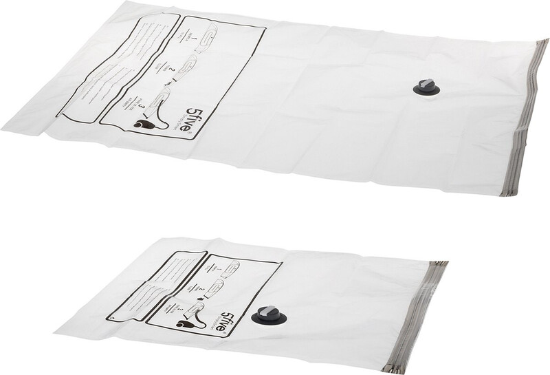 5five Vacuümopslagzakken Set - 2 stuks, Maat L&S