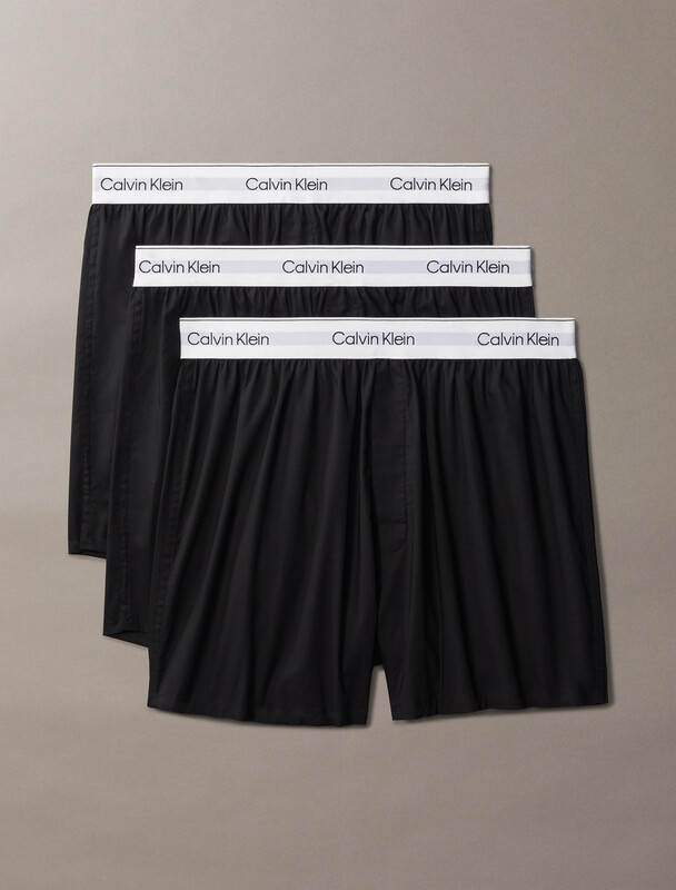 Calvin Klein LV00NB4267 Boxer slim 3-pak, UB1 zwart 4XL