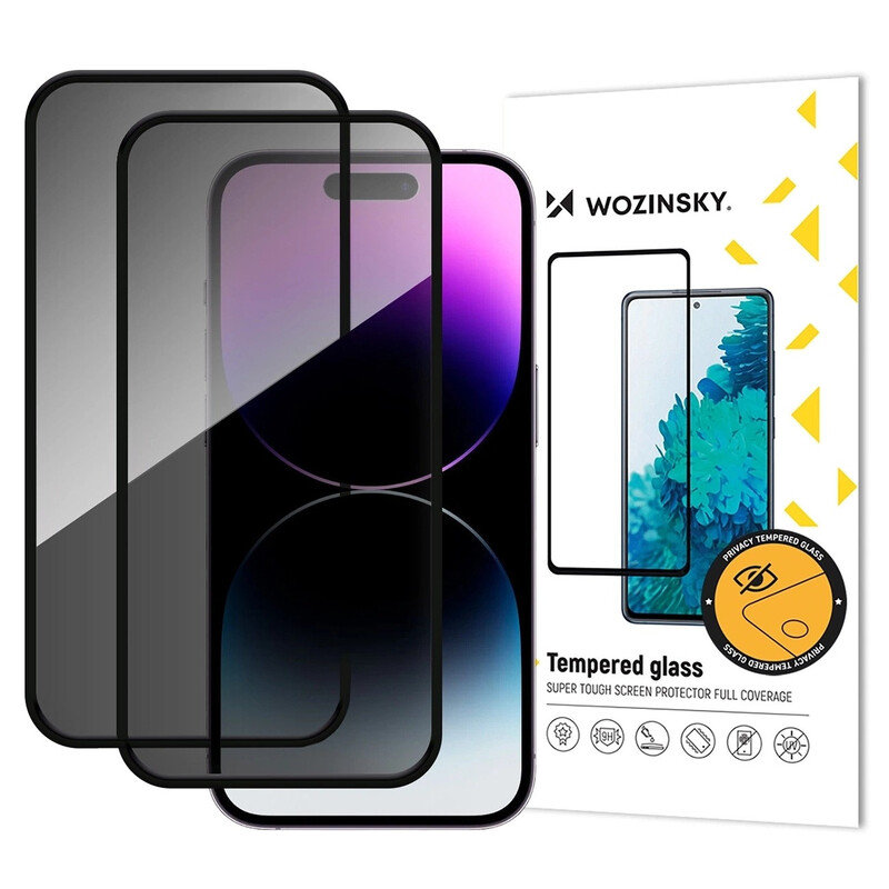 Wozinsky Sichtschutzglas Panzerglas für iPhone 17 Air, 2er-Pack