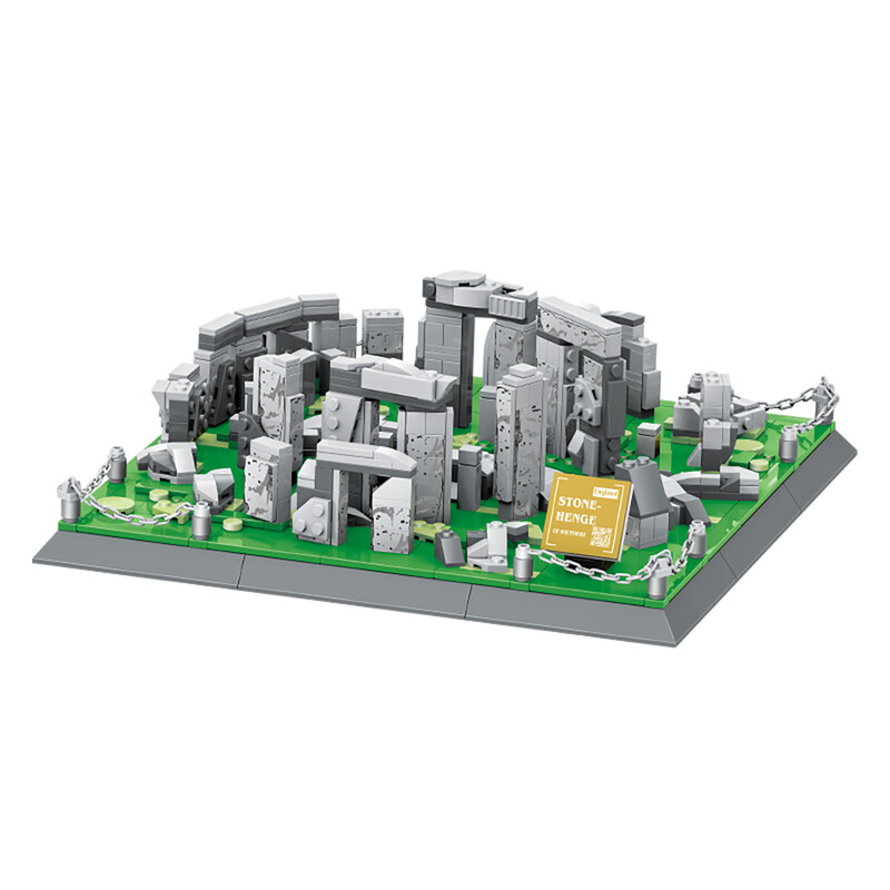 WANGE Building Sets: Back-to-School Stonehenge-Wiltshire, England 753 Pcs Premium Building