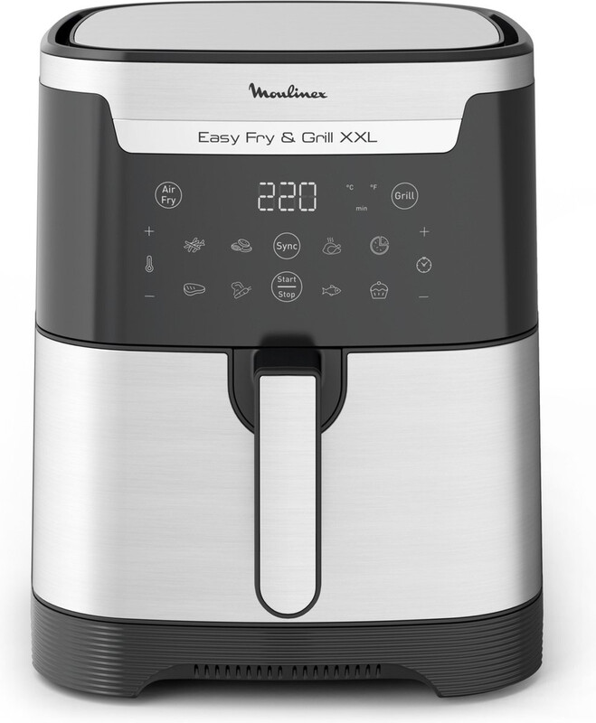Rowenta EZ801D10 Airfryer Easy Fry & Grill XXL, roestvrij staal