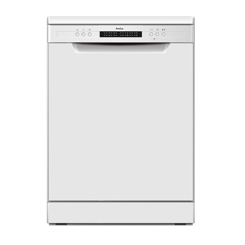 [Free Install] Amica ADF630WH 60 cm Freestanding Dishwasher – 13 Place Settings – Ene