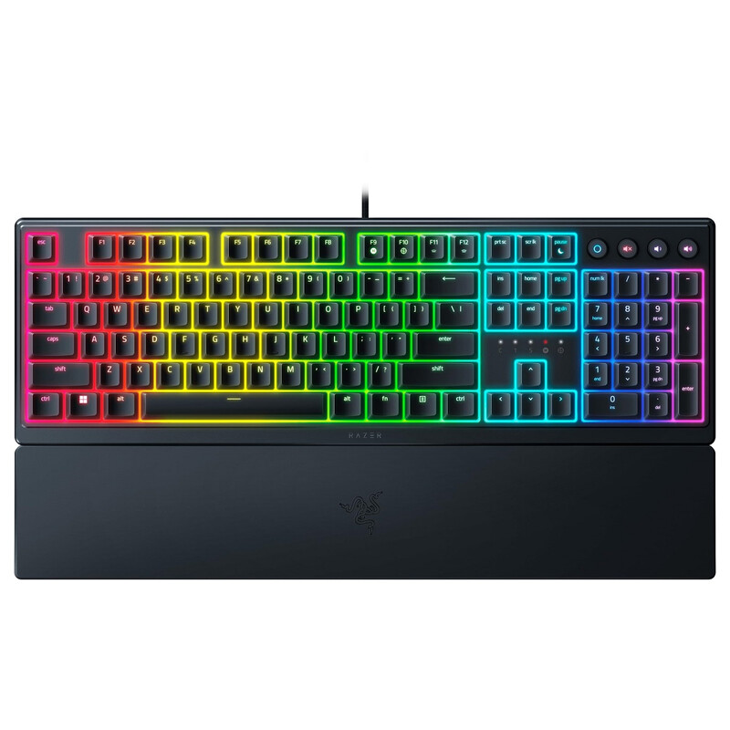 RAZER Ornata V3 Clavier Gamer Profil Bas Mecha-Membrane (Disposition US QWERTY)