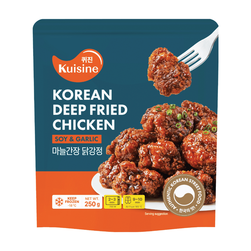 Kuisine Golden Microvable Soy & Garlic Korean Fried Chicken 250G