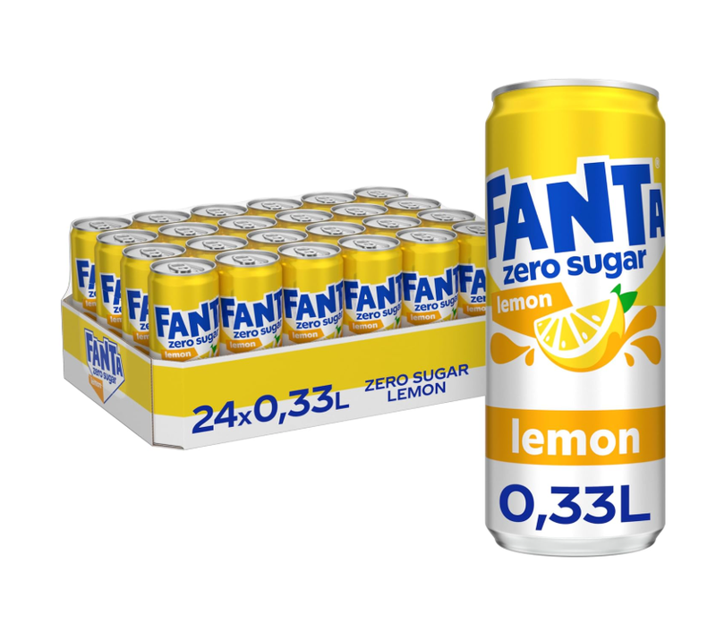 Fanta Lemon Ohne Zucker 24x0,33L
