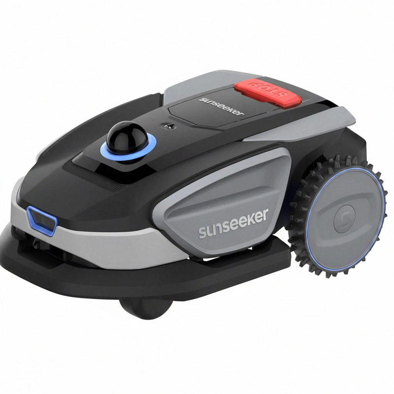 Sunseeker S4 Wireless Robot Lawnmower for 1000 m² - 360° LiDAR & AI Vision, Auto Mapping, Smart Obstacle Avoidance, Multi-Zone, App Control