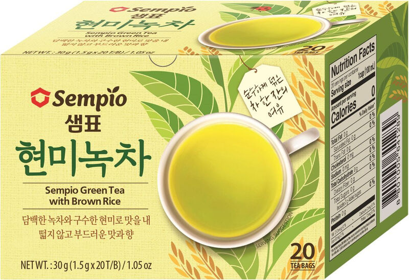 Green Tea With Brown Rice Tea 30g