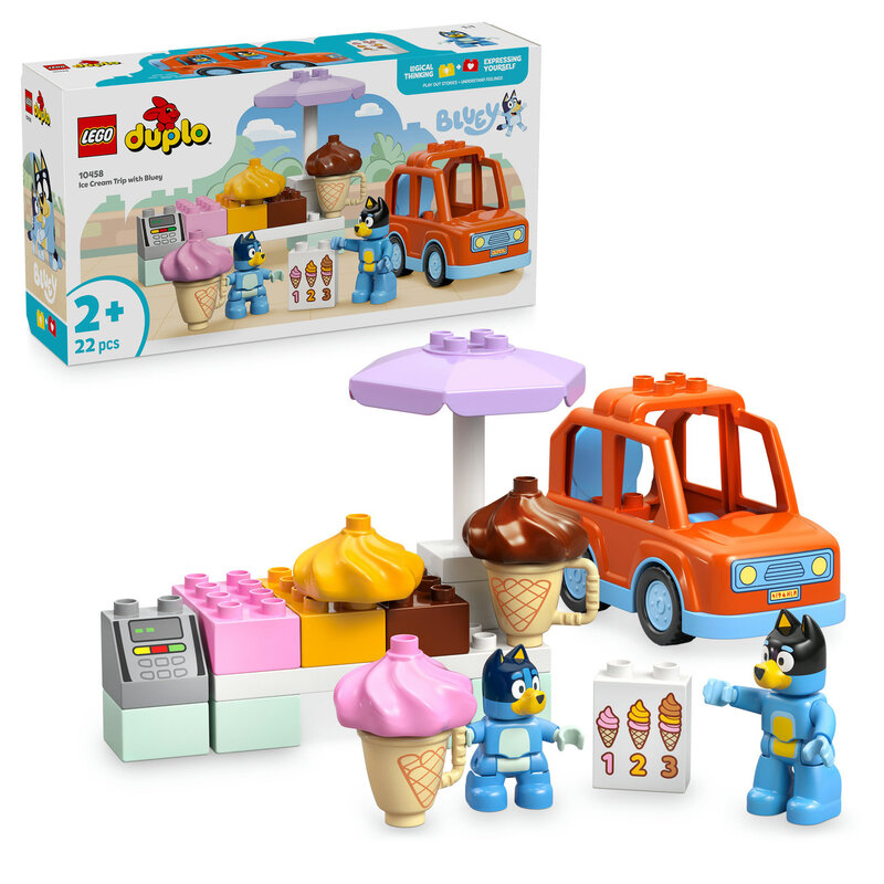 LEGO DUPLO 10458 Ice Cream Trip with Bluey
