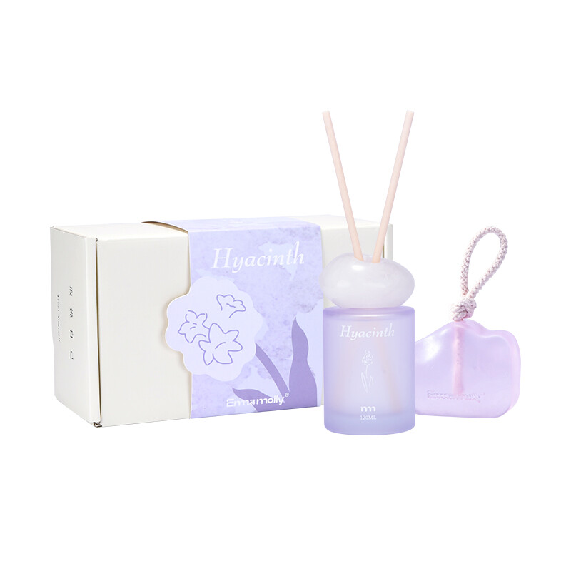 Emma Molly Gift of the Earth Aromatherapie Essentiële Olie Zeep Geschenkdoos Hyacint