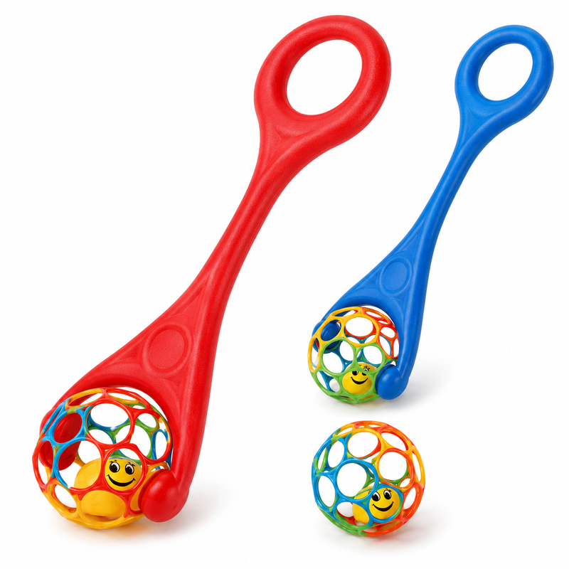 Outdoor-Ballfangspielzeug Set: Einfaches Wurf- und Fangspiel für aktiven Outdoor-Spaß im zufälligen Design.