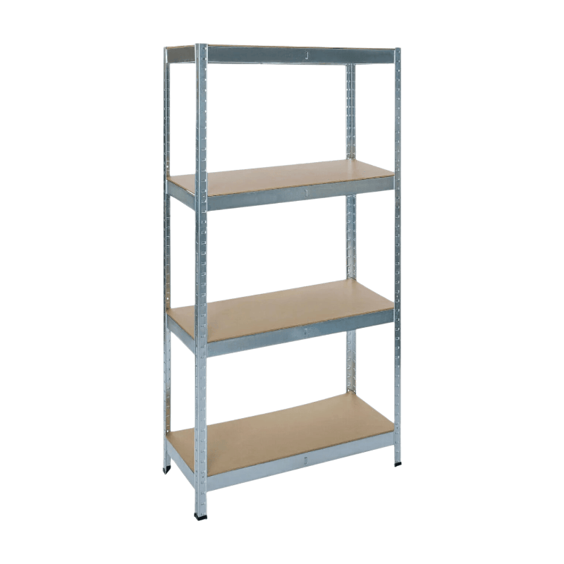 Practo zwaar opbergrek - 150x75x30 cm - 4 planken - 175 kg draagvermogen per plank