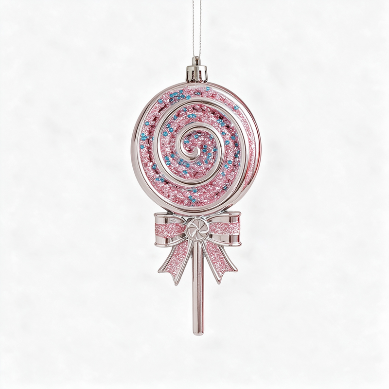 1 stuk kerstlolly - Hangend snoepcadeau, macaron-dessert, sierhanger voor Kerstmis, Nieuwjaar, Pasen, verjaardagsfeest