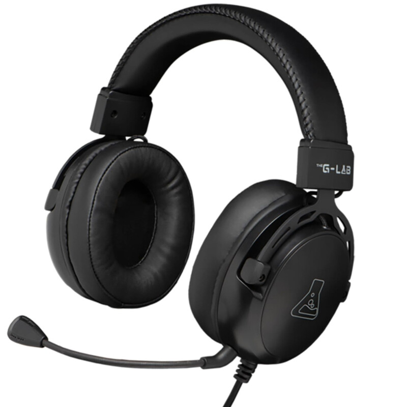 The G-LAB KORP-TITANIUM Gaming-Headset - Kabelgebunden - 3,5 mm Klinke - Abnehmbares Mikrofon
