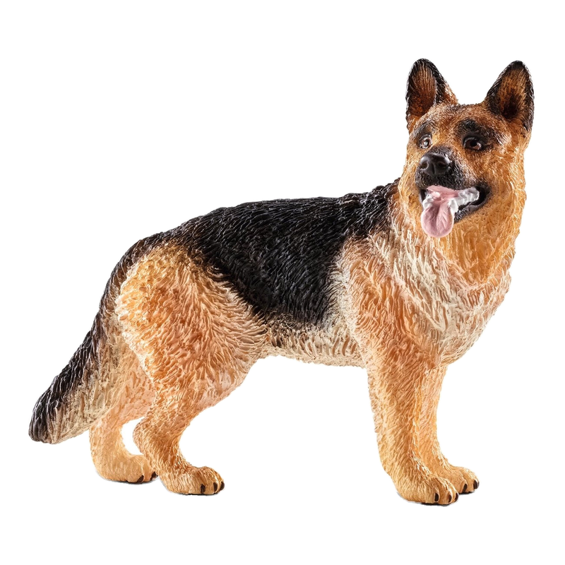 Schleich Farm World herdershond speelfiguur - bruin en zwart, 3,1 cm