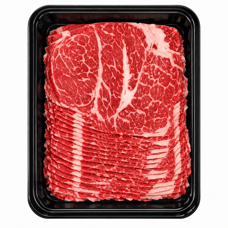Hotpot plakjes Angus-rundvlees (1 mm) - 500 g