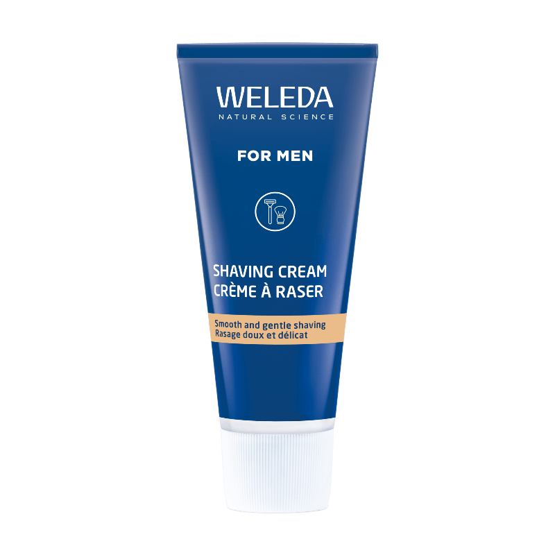 Weleda scheercrème voor mannen - beschermt en verzorgt zacht en mild - vergemakkelijkt scheren - verzacht de gevoelige huid - kalmeert & voorkomt irritatie - 100% natuurlijke ingrediënten - 75 ml