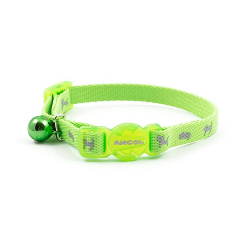 Safety Kitten Collar Hi-Vis Green