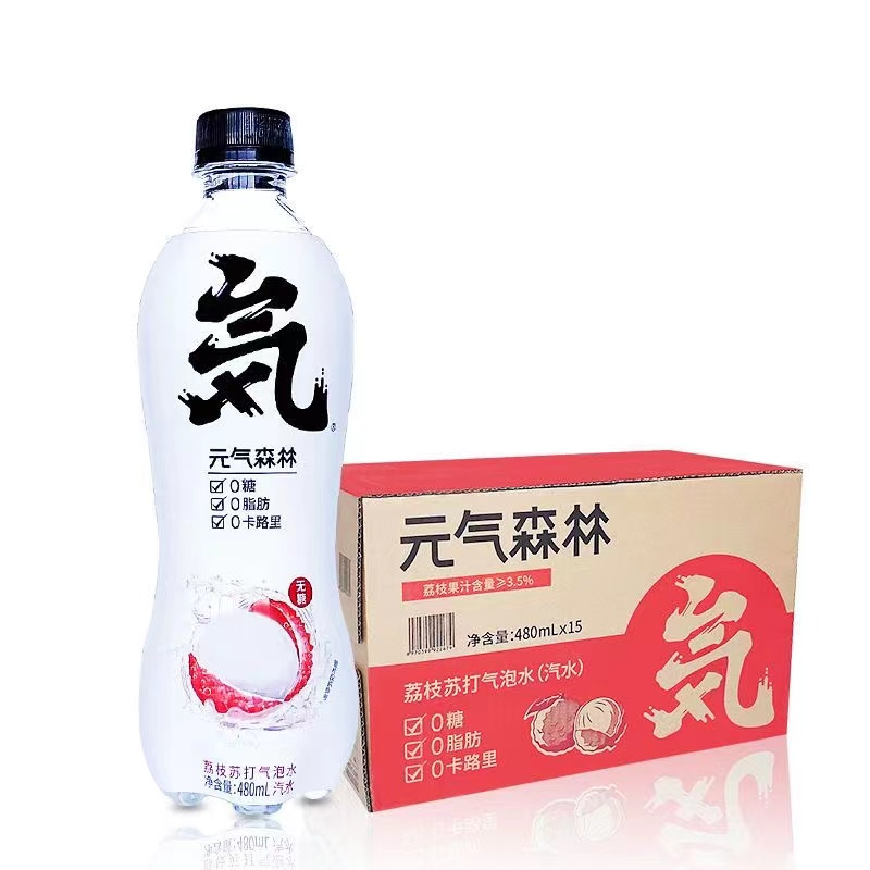 Lychee Sparkling Water 480mL x 15 Bottles (Whole Case)